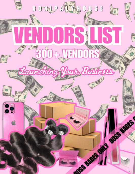 Ultimate Vendors List